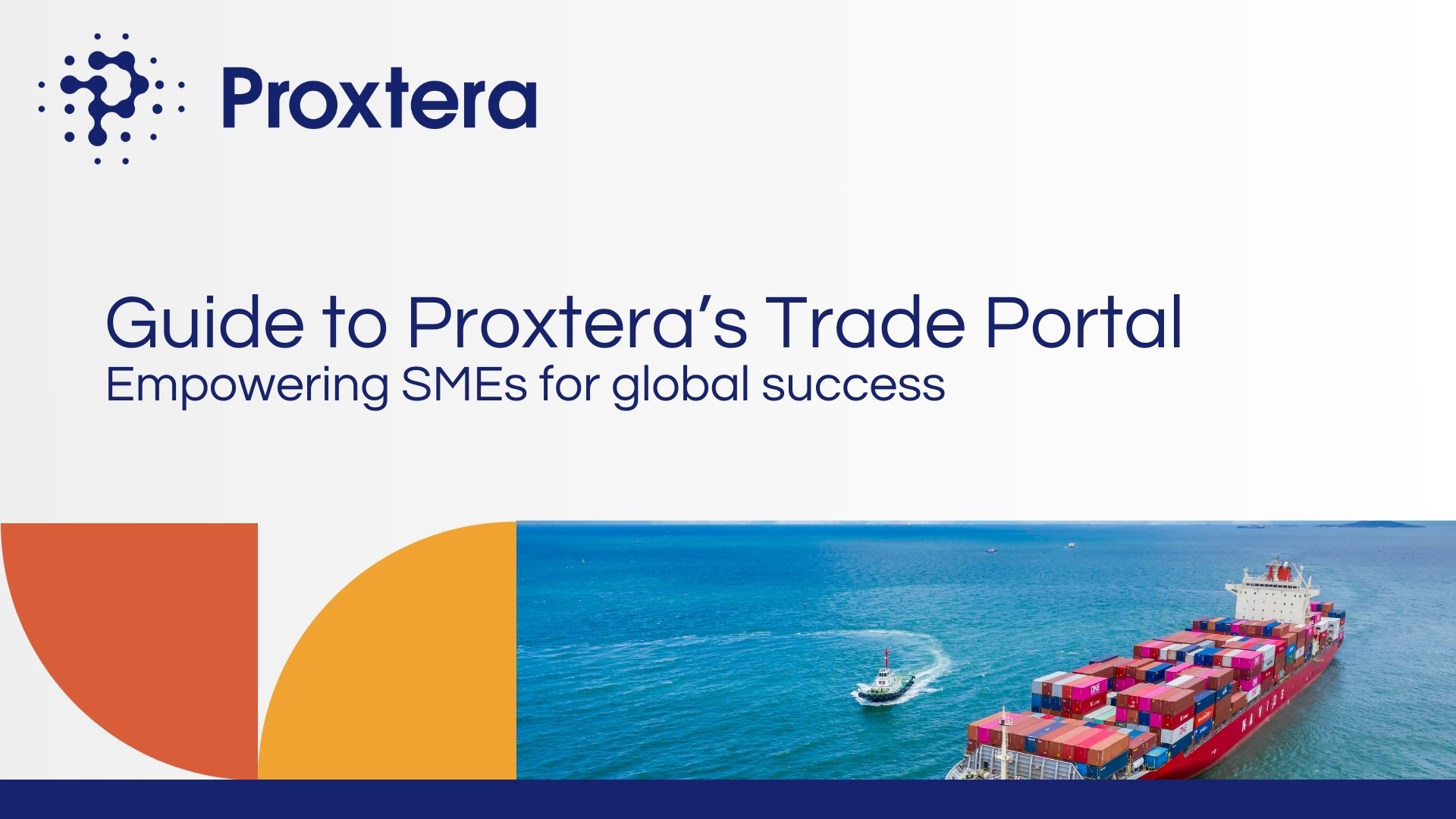 Guide to Proxtera's Trade Portal.